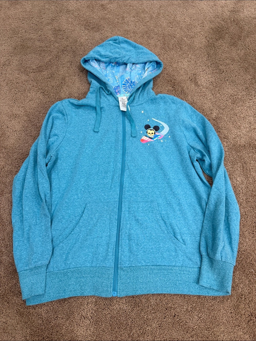 Disney Blue Joey Chou Mickey Mouse Zip-Up Hoodie